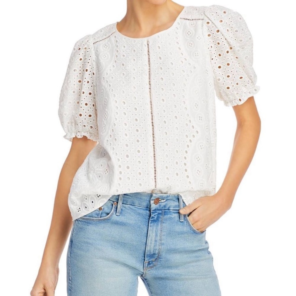 Parker Holland Eyelet Blouse NWT
